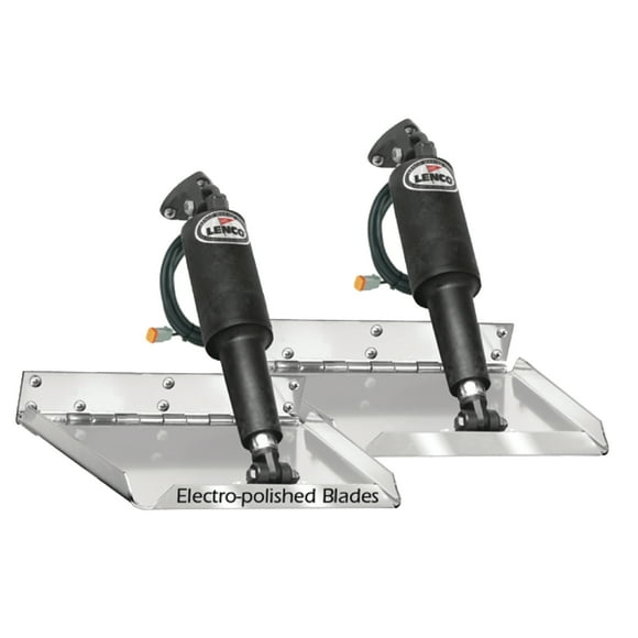 Powrtran TR-P99ACJ Pro Tab Trim Tabs 9 x 9 Electropolished with Compact Actuators Set Powrtran TR-P99ACJ Pro Tab Trim Tabs 9 x 9 Electropolished with Compact Actuators Set
